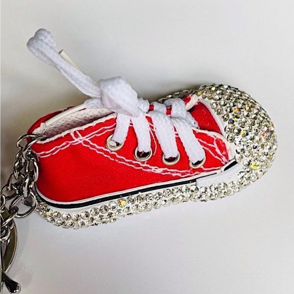 Red Sparkly Shoe Keychain  - Picture 2 of 5